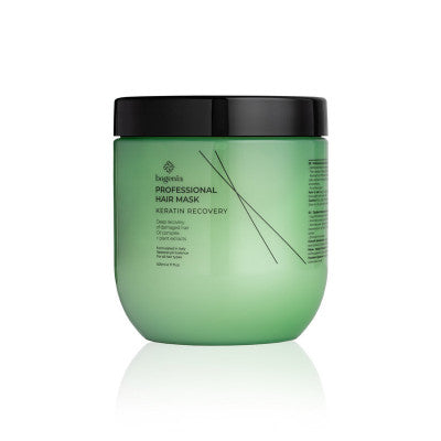 بوغينيا - قناع الشعر الاحترافي لاستعادة الكيراتين من بوغينيا  500 مل - ماسك أو قناع للشعر - توب جيت