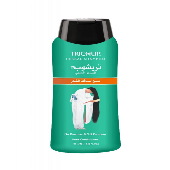 تريشوب شامبو عشبي لمنع تساقط الشعر 400 مل - شامبو أصلي مناسب للعناية بالشعر
