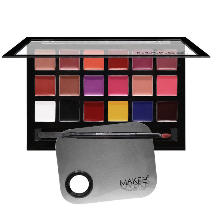 صورة باليت احمر شفاه الاحترافية من ميك اوفر22-M3701 - أحمر شفاه ثابت