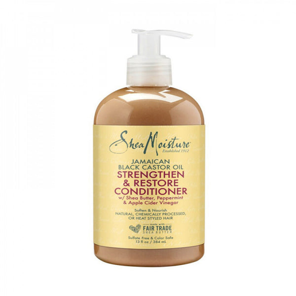 شيا مويستشر - بلسم بزيت الخروع الاسود الجامايكي لتقوية وترميم الشعر 384مل - بلسم للشعر - توب جيت