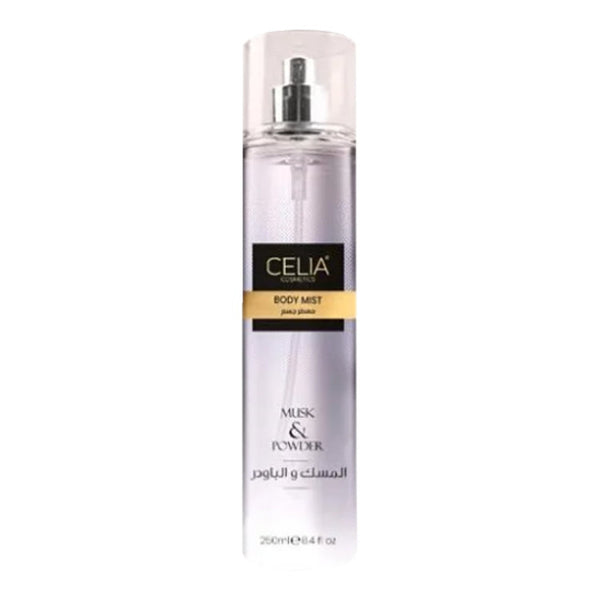 سيليا - معطر شعر وجسم - معطر الجسم بالمسك والباودر 250 مل - متوفر على توب جيت