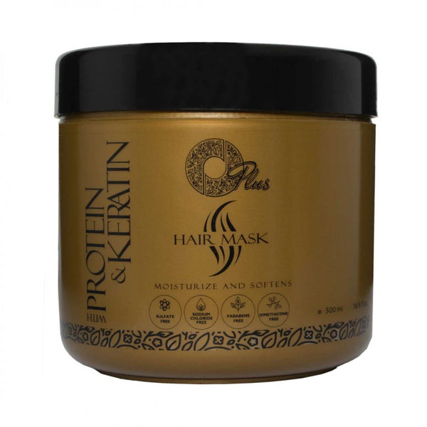 او بلس - ماسك للشعر بالبروتين والكيراتين - 500 مل - ماسك أو قناع للشعر - توب جيت