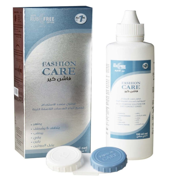 فاشن كير - محلول تنظيف عدسات متعدد الإستخدام  120 مل
