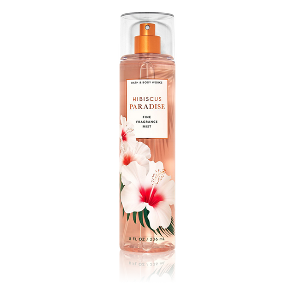 معطر للجسم باث اند بودى وركس هيبسكس بارادايس - معطر شعر وجسم - فاين فراجرانس ميست (نسائي) 236مل - متوفر على توب جيت