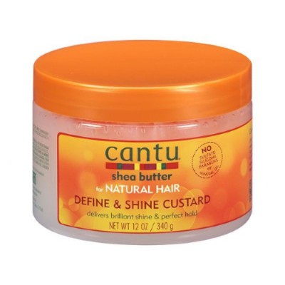 كانتو - كريم الكاسترد لتحديد ولمعان الشعر بخلاصة زبدة الشيا - 340 جرام - كريم تصفيف الشعر - توب جيت