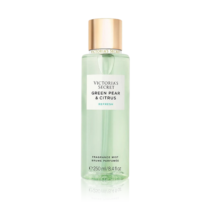معطر للجسم فيكتوريا سيكريت جرين بير اند سيتروس ريفريش - معطر شعر وجسم - فراجرانس ميست (نسائي) 250مل - متوفر على توب جيت