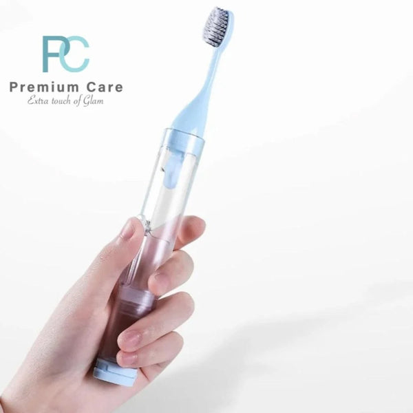 بريميوم كير فرشاة اسنان محمولة مع موزع معجون مدمج