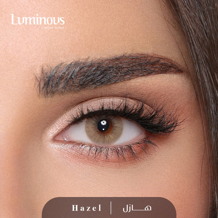 صورة عدسات لومينوس الشهرية هازل - Hazel - عدسات لنس مي بلون Hazel