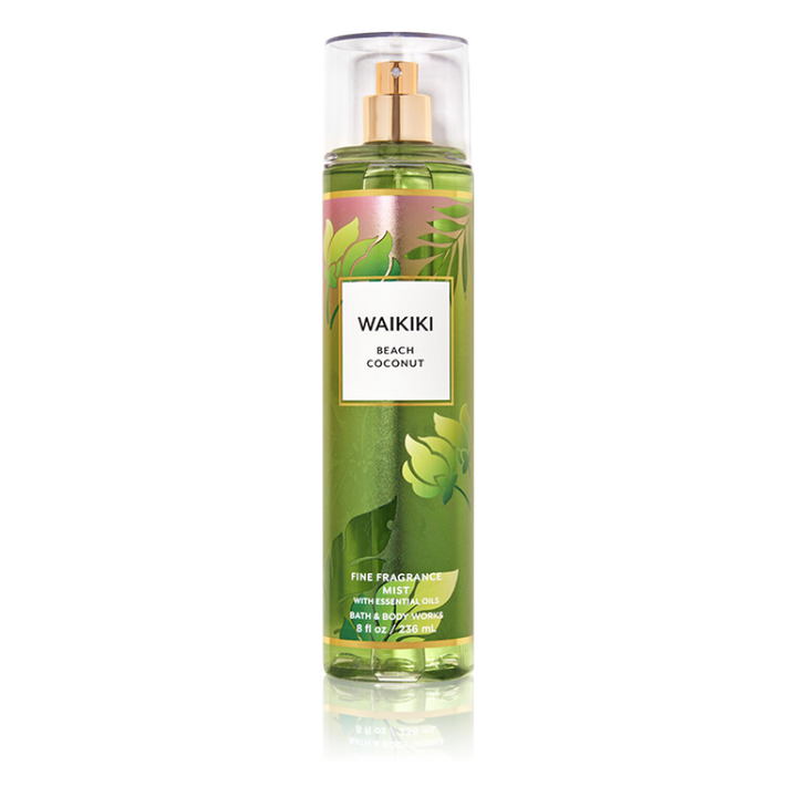 معطر للجسم باث اند بودى وركس وايكي بيتش كوكونت - معطر شعر وجسم - فاين فراجرانس ميست (نسائي) 236مل - متوفر على توب جيت