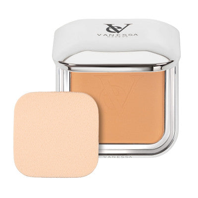 فانيسا  بودرة وجه مضغوطة 05 بودرة وجه لتثبيت المكياج ولمسة نهائية مطفية