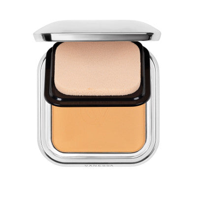 فانيسا  بودرة وجه مضغوطة 02 بودرة وجه لتثبيت المكياج ولمسة نهائية مطفية