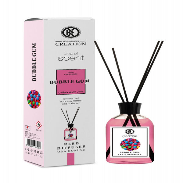 معطر الجو كريسيون كرياشن - معطر منزلي ومكاتب برائحة العلكة 115 مل برائحة منعشة ومثالية للمنزل والسيارة