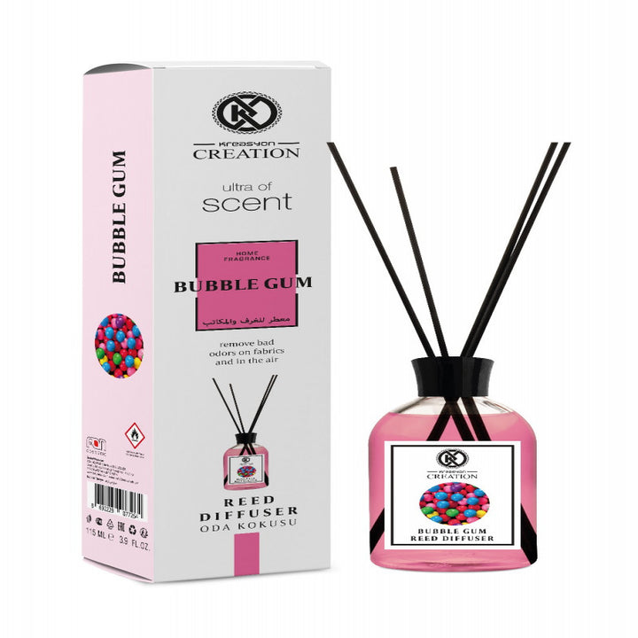 معطر الجو كريسيون كرياشن - معطر منزلي ومكاتب برائحة العلكة 115 مل برائحة منعشة ومثالية للمنزل والسيارة