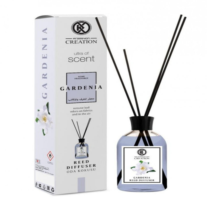 معطر الجو كريسيون كرياشن - معطر منزلي ومكاتب برائحة جاردينيا 115 مل برائحة منعشة ومثالية للمنزل والسيارة