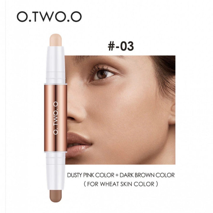 او تو او - قلم كنتور كريمي dusty pink color 03 لإخفاء الهالات والتصبغات باحتراف