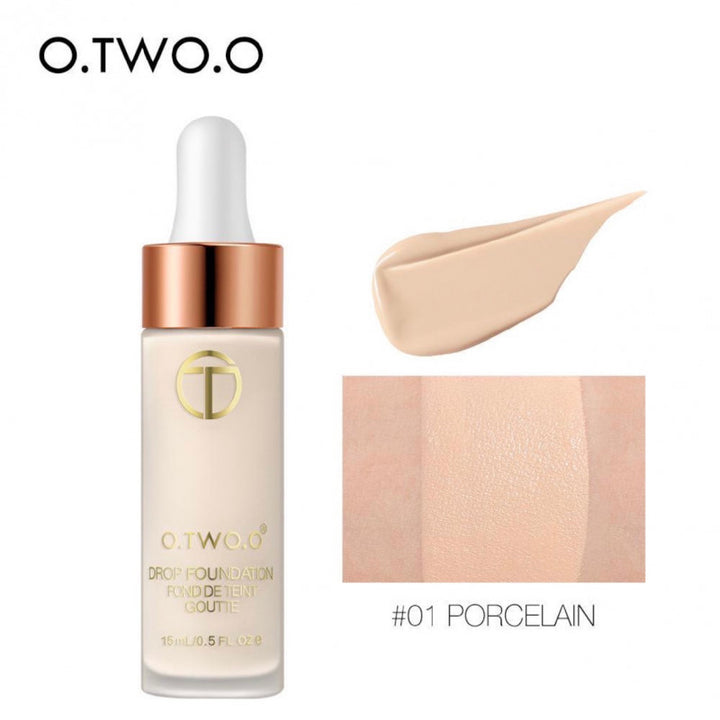 او تو او  كريم اساس قطره porcelain01 كريم أساس لتغطية مثالية ولمسة نهائية طبيعية