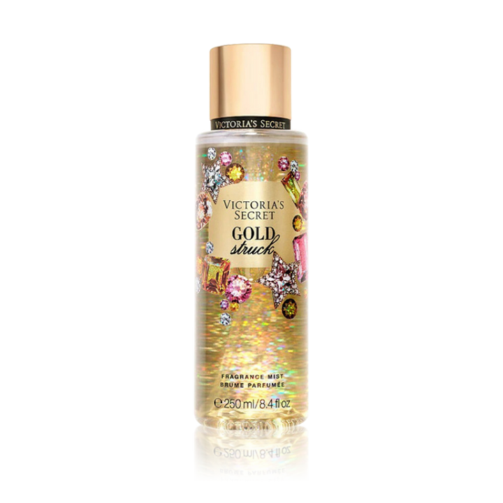 معطر للجسم فيكتوريا سيكريت جولد ستراك - معطر شعر وجسم - فراجرانس ميست (نسائي) 250مل - متوفر على توب جيت