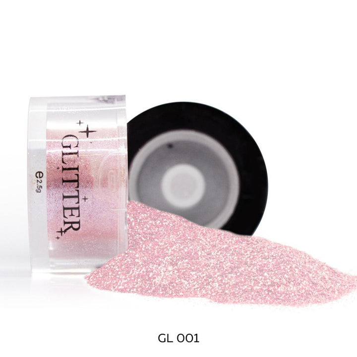 بودرة منثورة جليتر لامع للعين من ميك اوفر22GL001 بودرة وجه لتثبيت المكياج ولمسة نهائية مطفية