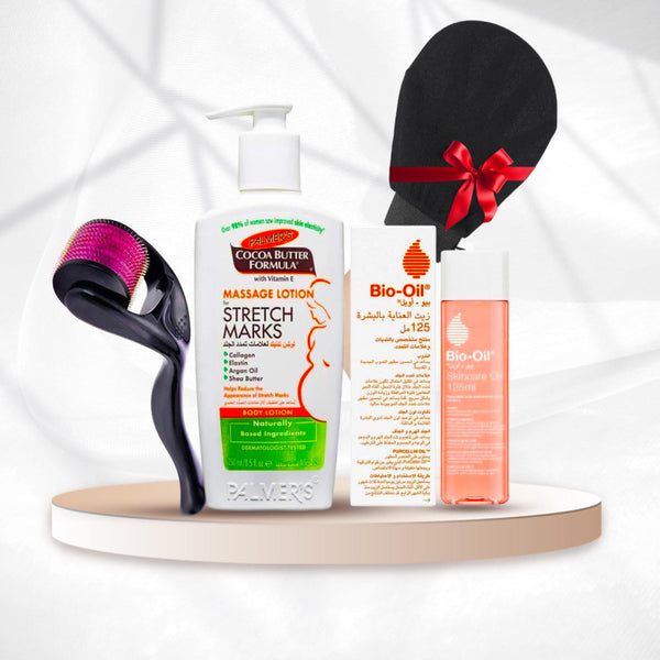 بكج العناية بعلامات التمدد وتجديد البشرة