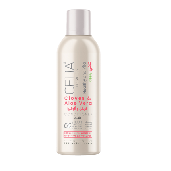 سيليا - بلسم القرنفل والصبار لجميع انواع الشعر 500 مل - بلسم للشعر - توب جيت