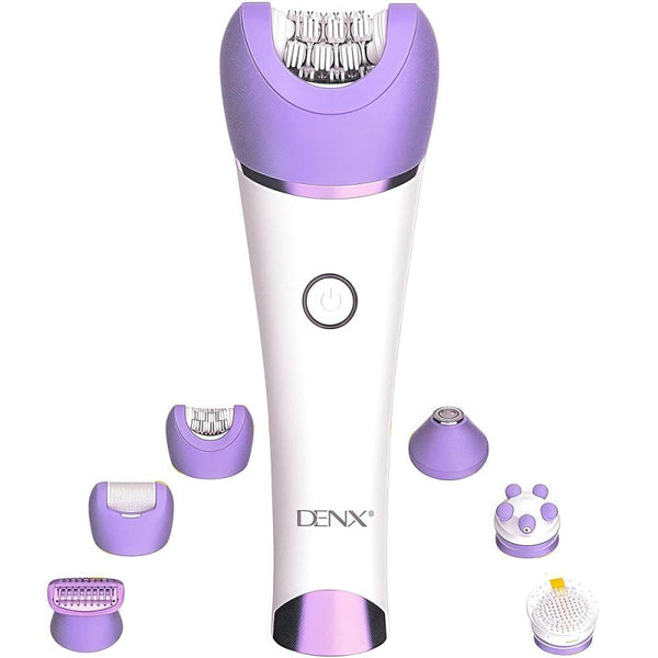 جهاز ازالة الشعر 6 في 1 الكهربائي الرطب و الجاف مع ضوء LED