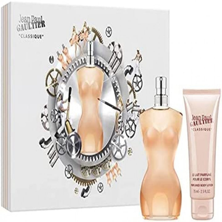 جين - طقم عطور راقٍ - طقم جين بول جولتير كلاسيكو - أو دي تواليت (نسائي) 100مل 2قطع - متوفر على توب جيت