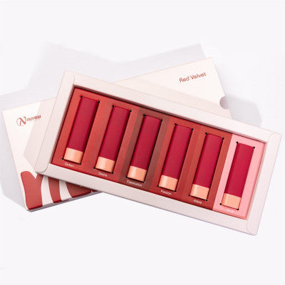 صورة نيوفيو - طقم ارواج ريد فلفت - أحمر شفاه ثابت