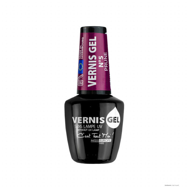 ميس يوروب باريس - طلاء اظافر جل برقوق GEL N5 - طلاء أظافر جل - متوفر لدى توب جيت