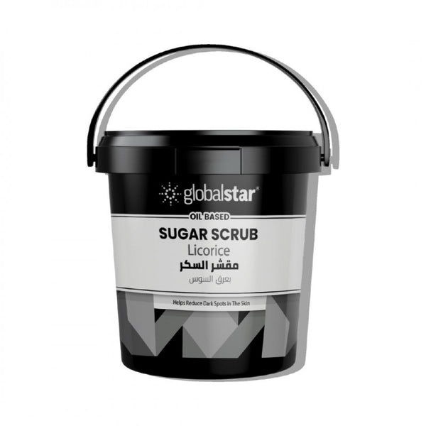 جلوبال ستار - مقشر السكر الزيتي للجسم بعرق السوس 600 مل