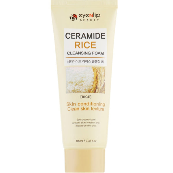 اي ان ليب - رغوة السيراميد لتنظيف الوجه بالأرز 100 مل