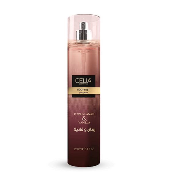 سيليا - معطر شعر وجسم - معطر الجسم بالرمان والفانيلا  250 مل - متوفر على توب جيت