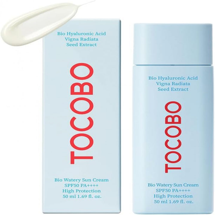 توكوبو   كريم واقى شمس بيو المائي بعامل حماية من الشمس SPF50 مائي  50 مل واقي شمس فعال لحماية البشرة من الأشعة فوق البنفسجية