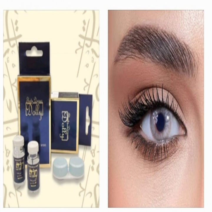 صورة عرض عند شراء( 2 )  تحصل على ( 1 مجانا )عدسات دوللي  Y / 022 - عدسات لنس مي بلون 022