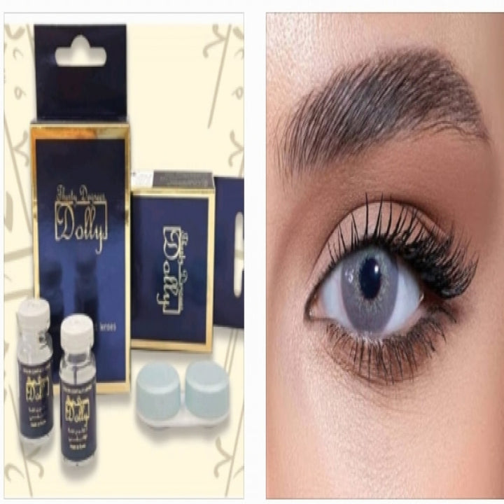 صورة عرض عند شراء( 2 )  تحصل على ( 1 مجانا )عدسات دوللي  U / 018 - عدسات لنس مي بلون 018