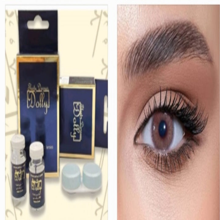 صورة عرض عند شراء( 2 )  تحصل على ( 1 مجانا )عدسات دوللي  T / 017 - عدسات لنس مي بلون 017