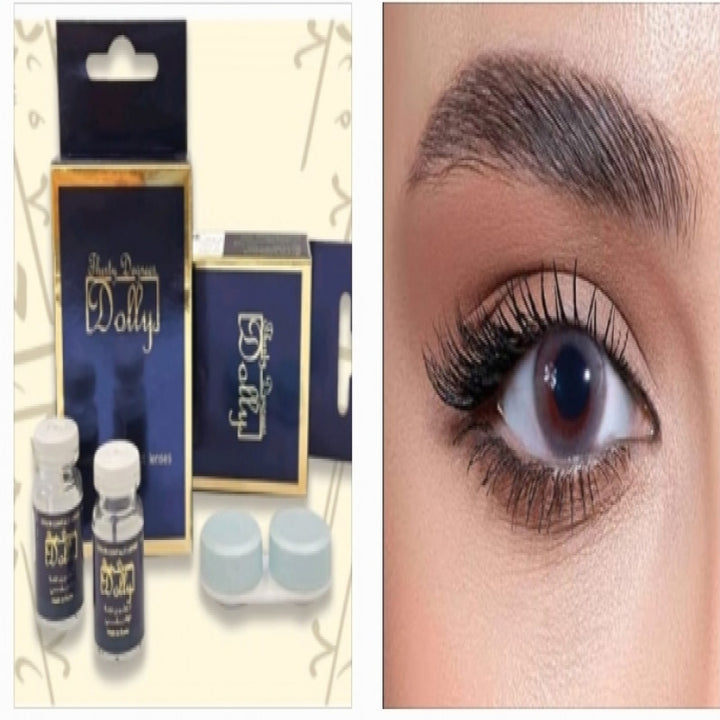 صورة عرض عند شراء( 2 )  تحصل على ( 1 مجانا )عدسات دوللي M / 012 - عدسات لنس مي بلون 012