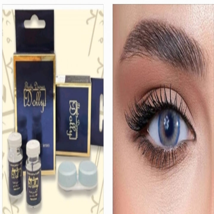 صورة عرض عند شراء( 2 )  تحصل على ( 1 مجانا )عدسات دوللي G / 007 - عدسات لنس مي بلون 007