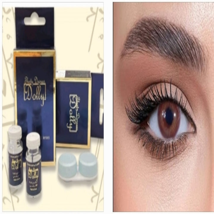 صورة عرض عند شراء( 2 )  تحصل على ( 1 مجانا )عدسات دوللي F / 006 - عدسات لنس مي بلون 006