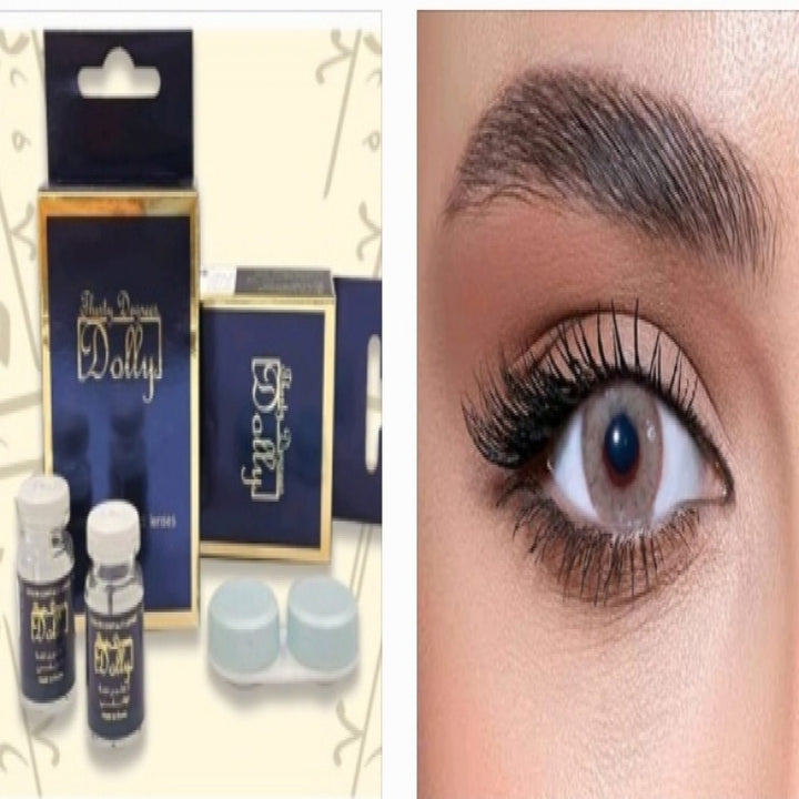 صورة عرض عند شراء( 2 )  تحصل على ( 1 مجانا )عدسات دوللي B / 002 - عدسات لنس مي بلون 002