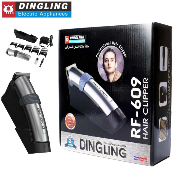 ماكينة حلاقة شعر للرجال دينق لينق RF-609 PRO اللون الفضي الأصلي - أدوات إزالة الشعر | توب جيت