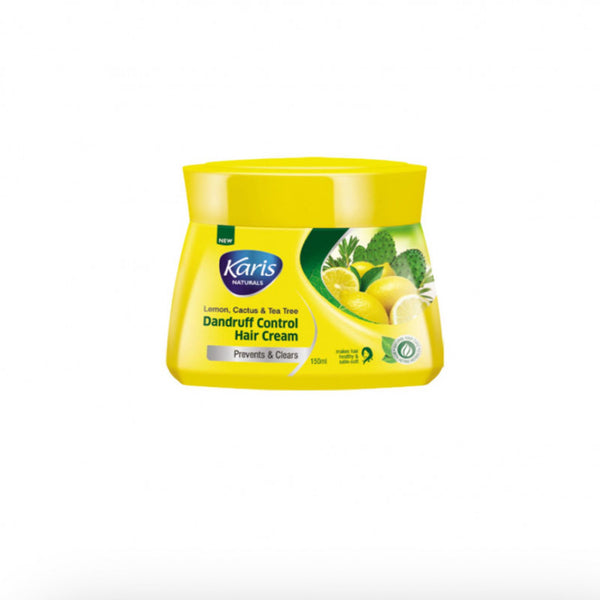 كاريس كريم الشعر للقضاء على القشرة بخلاصة الليمون والصبار وشجرة الشاي - 150مل - كريم تصفيف الشعر - توب جيت