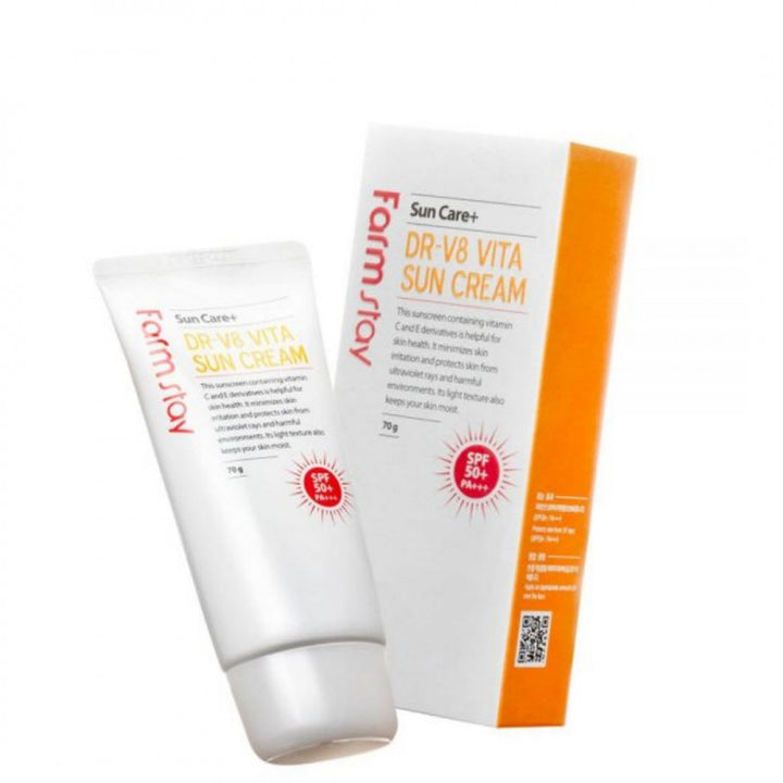 فارم ستاي كريم واقي شمس بالفيتامين 70مل +SPF50 واقي شمس فعال لحماية البشرة من الأشعة فوق البنفسجية