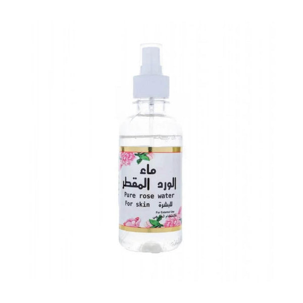 النادية - ماء الورد المقطر للبشرة والجسم 200 مل - أداة تنظيف الوجه، تقشير لطيف، مثالية للبشرة الحساسة - توب جيت