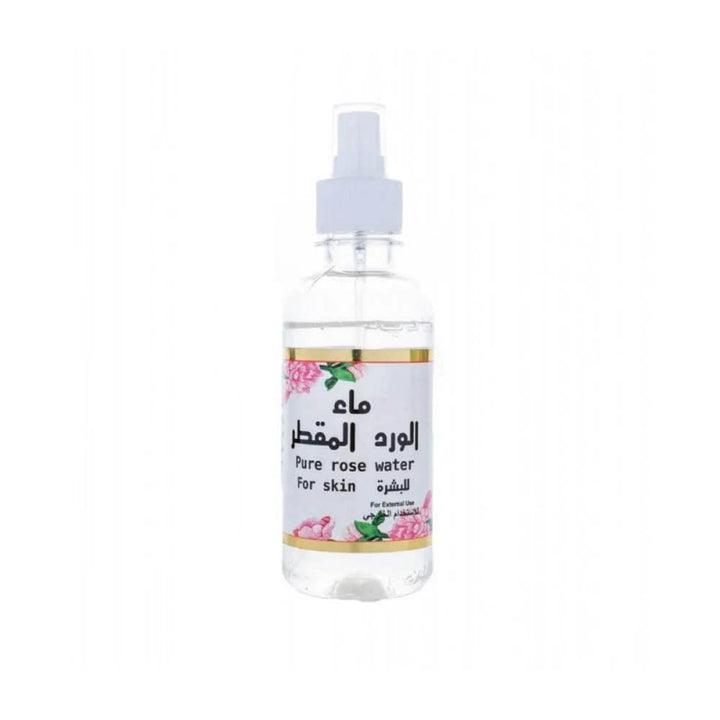 النادية - ماء الورد المقطر للبشرة والجسم 200 مل - أداة تنظيف الوجه، تقشير لطيف، مثالية للبشرة الحساسة - توب جيت