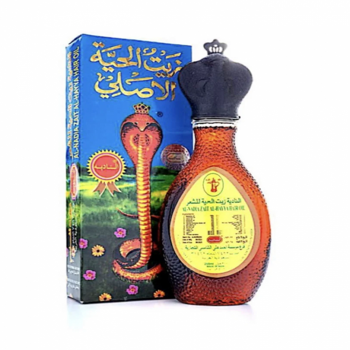 النادية - زيت الحية الهندي الأصلي للشعر  200 مل - زيت للشعر - توب جيت