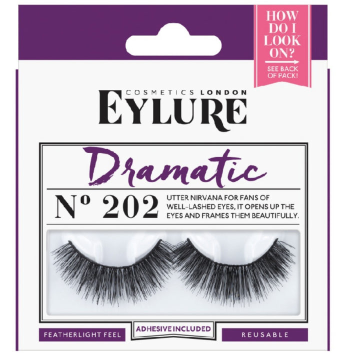 رموش ايلور - رموش سوداء مزدوجة الطبقات NO^202 | طبيعية، خفيفة، أو كثيفة حسب الموديل - توب جيت