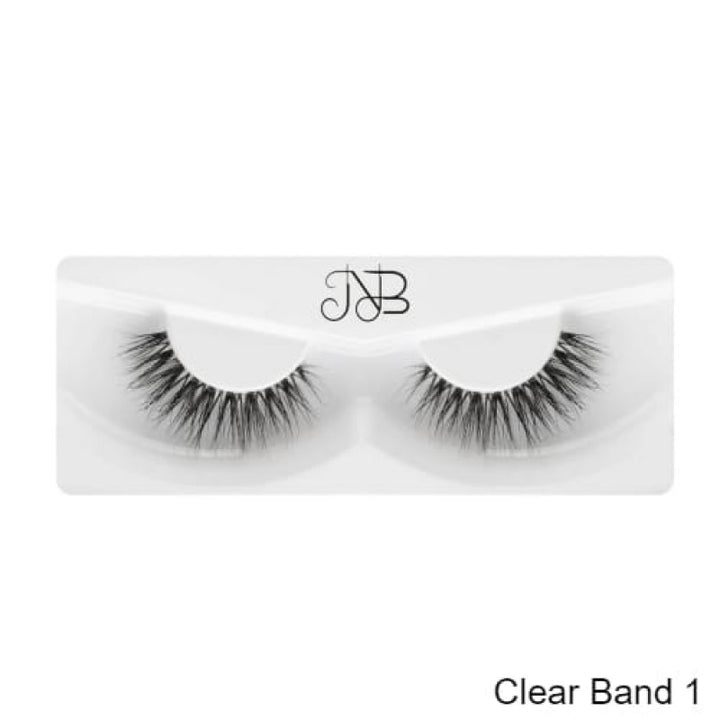 رموش نورا بو عوض - رموش ثري دي Clear Band 1 | طبيعية، خفيفة، أو كثيفة حسب الموديل - توب جيت