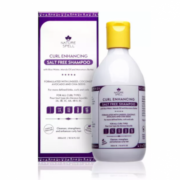 ناتشور سبيل - شامبو كيرل المعزز الخالي من الملح للشعر المجعد 300مل - شامبو للشعر - توب جيت