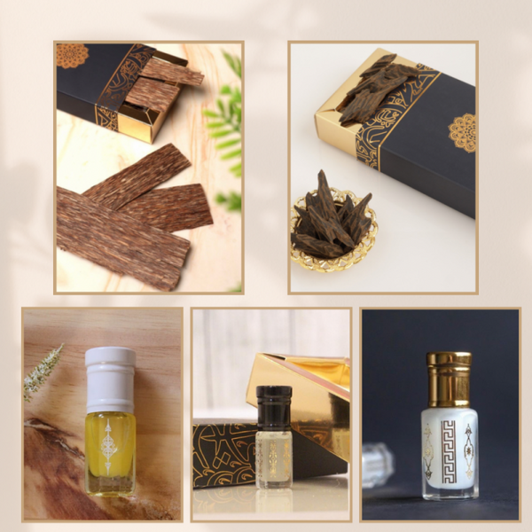 عرض التميز عود + مسك بخور فاخر وعطر شرقي أصيل من توب جيت