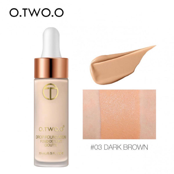 او تو او  كريم اساس قطره dark brown03 كريم أساس لتغطية مثالية ولمسة نهائية طبيعية